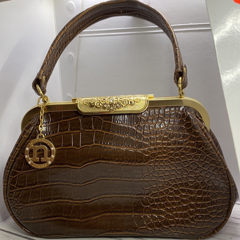 Brown Faux Leather Necessary
Object’s Handbag